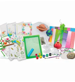 4M Kreasæt>Genbrugspapir Sæt - STEAM Powered Kids - Green Paper Craft