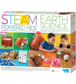 4M Maling>Videnskabssæt - Steam Plus - Jord Videnskab