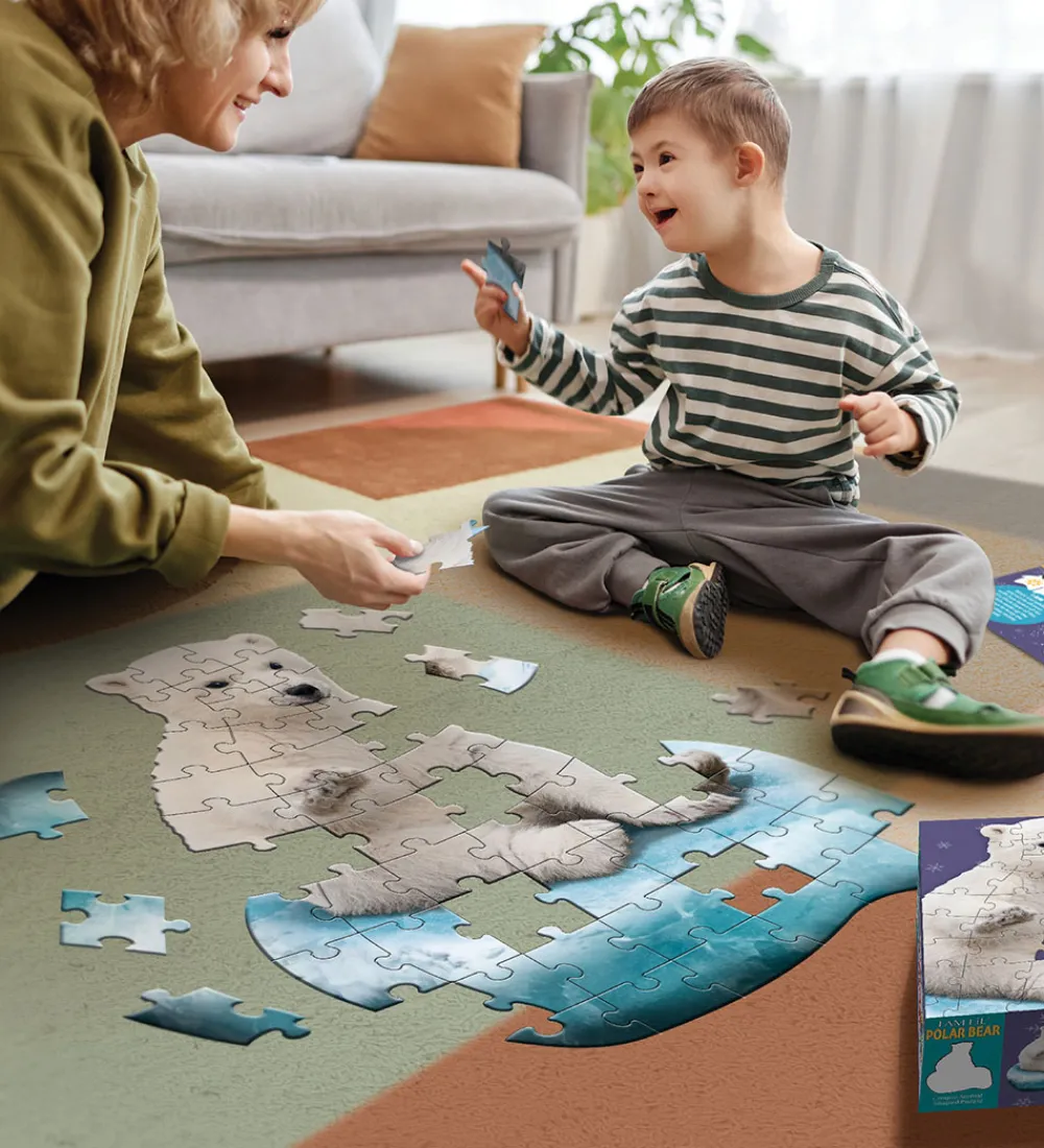 Madd Capp Puzzles Puslespil>Puslespil - I Am LiL' Polar Bear - 48 Brikker