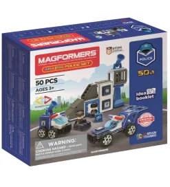 Magformers Magnetlegetøj>Amazing Politi Sæt - 50 dele