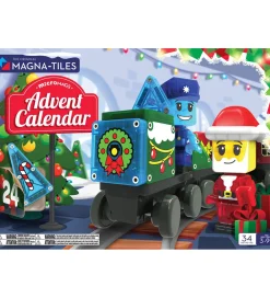 Julekalender Magnetlegetøj|Konstruktionslegetøj>Magna-Tiles - 34 Dele - MicroMAGS