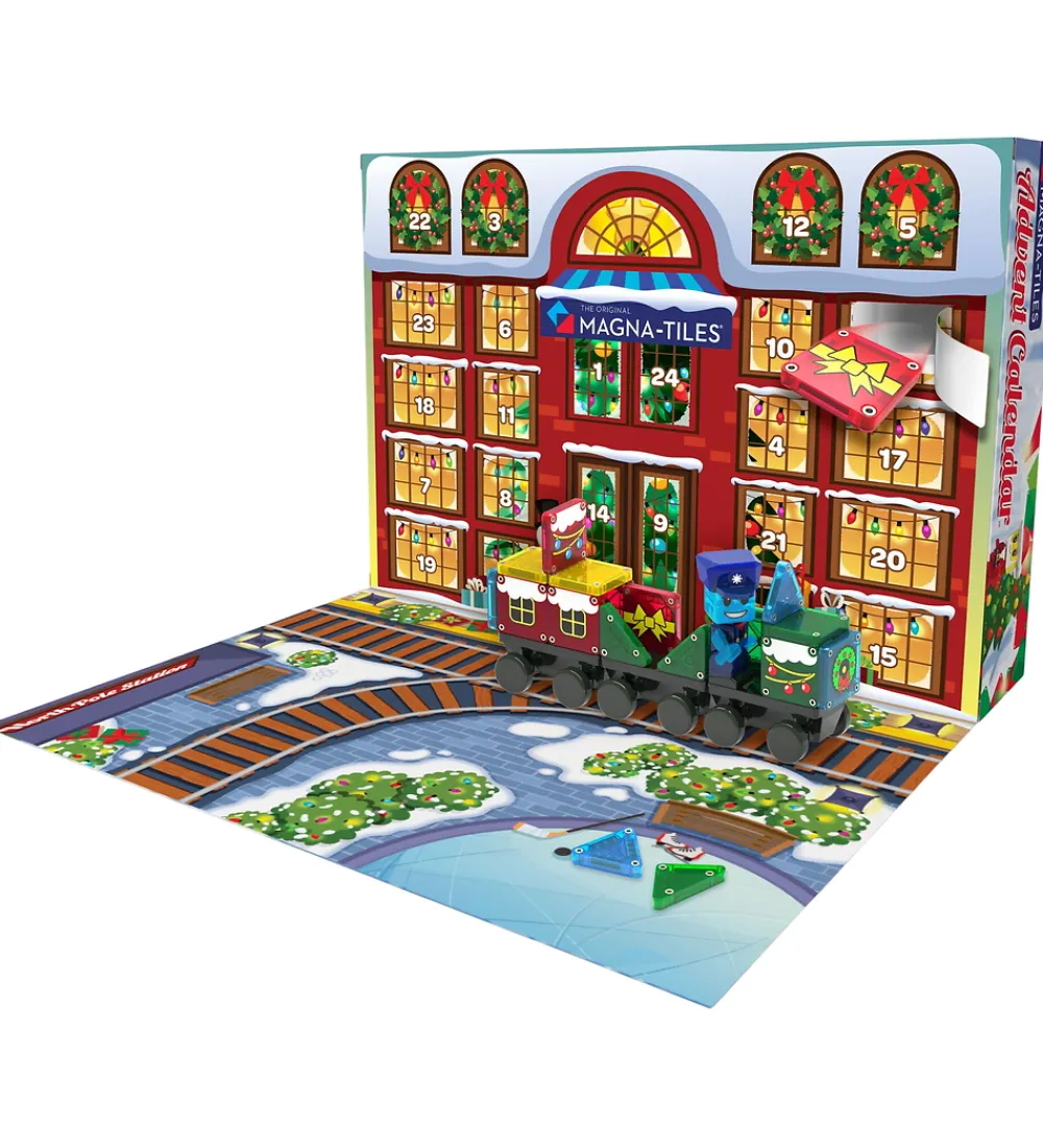 Julekalender Magnetlegetøj|Konstruktionslegetøj>Magna-Tiles - 34 Dele - MicroMAGS