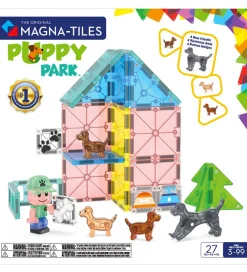 Magna-Tiles Magnetlegetøj|Konstruktionslegetøj>Magnetsæt - 27 Dele - Doggy Daycare + MicroMAGS