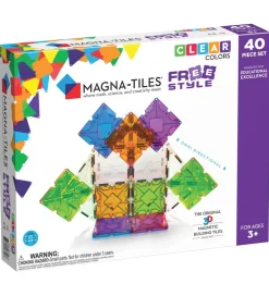 Magna-Tiles Magnetlegetøj>Magnetsæt - 40 Dele - FreeStyle