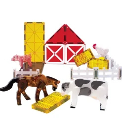 Magna-Tiles Magnetlegetøj>Magnetsæt - 25 Dele - Farm Animals