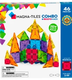 Magna-Tiles Konstruktionslegetøj|Magnetlegetøj>Magnetsæt - 46 Dele - MicroMAGS & Combo