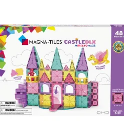 Magna-Tiles Konstruktionslegetøj|Magnetlegetøj>Magnetsæt - 48 Dele - Castle Deluxe + MicroMAGS