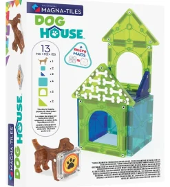 Magna-Tiles Magnetlegetøj|Konstruktionslegetøj>Magnetsæt - 13 Dele - Dog House + MicroMAGS