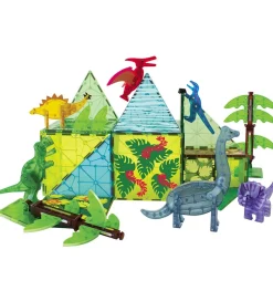 Magna-Tiles Magnetlegetøj>Magnetsæt - 50 Dele - Dino World XL
