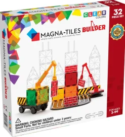 Magna-Tiles Magnetlegetøj>Magnetsæt - 32 Dele - Builder