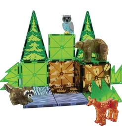 Magna-Tiles Magnetlegetøj>Magnetsæt - 25 Dele - Forest Animals