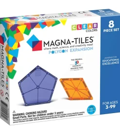 Magna-Tiles Magnetlegetøj>Magnet-udvidelsessæt - 8 Dele - Sekskanter