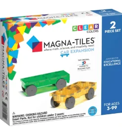 Magna-Tiles Magnetlegetøj>Magnet-udvidelsessæt - 2 Dele - Bil