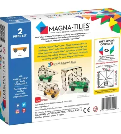 Magna-Tiles Magnetlegetøj>Magnet-udvidelsessæt - 2 Dele - Bil