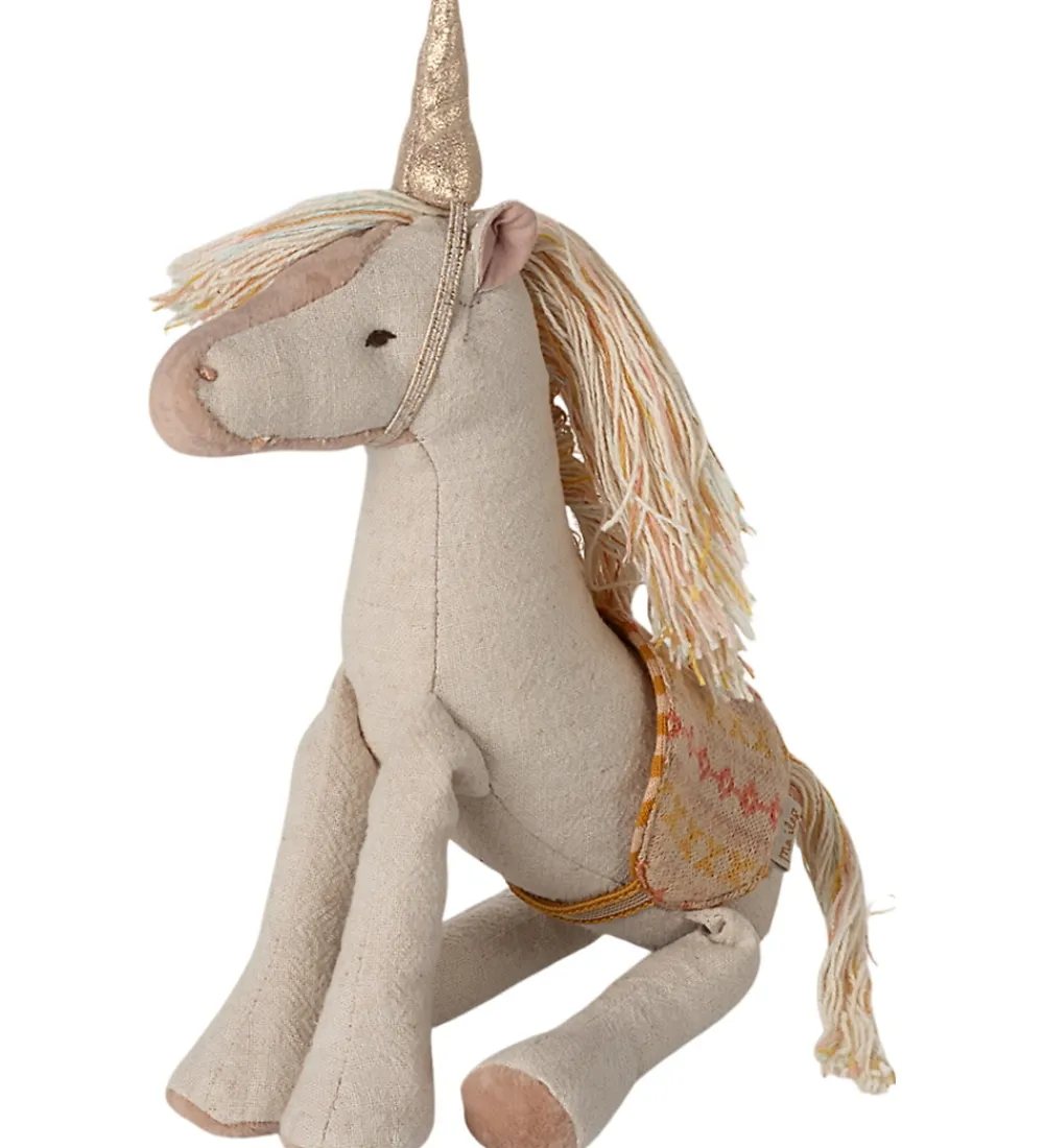 Maileg Bamser>Bamse - Enhjørning - Lille - Beige