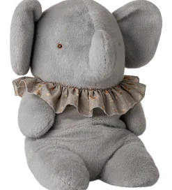 Maileg Bamser>Bamse - Plyselefant- Stor - Blå/Grå