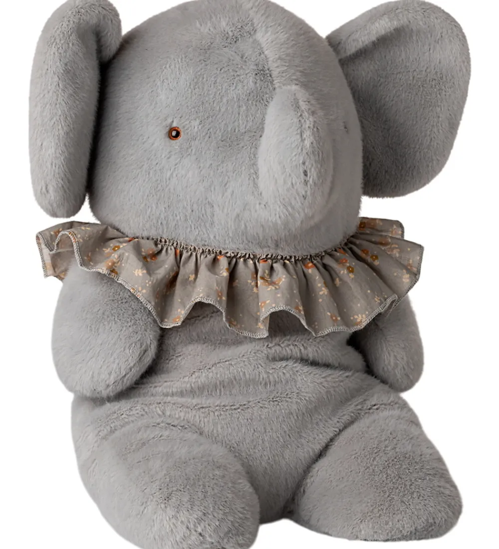 Maileg Bamser>Bamse - Plyselefant- Stor - Blå/Grå