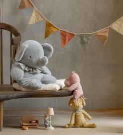 Maileg Bamser>Bamse - Plyselefant- Stor - Blå/Grå