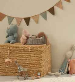 Maileg Bamser>Bamse - Safari Friends - Næsehorn - Medium - Støvet Blå