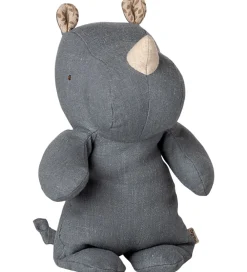 Maileg Bamser>Bamse - Safari Friends - Næsehorn - Lille - Støvet blå