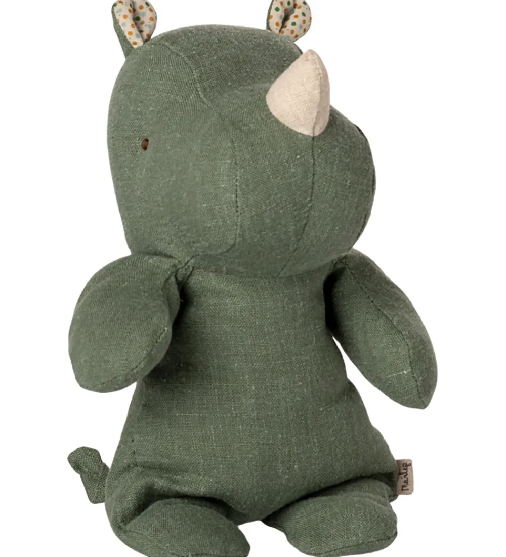 Maileg Bamser>Bamse - Safari Friends - Næsehorn - Lille - Salviegrøn