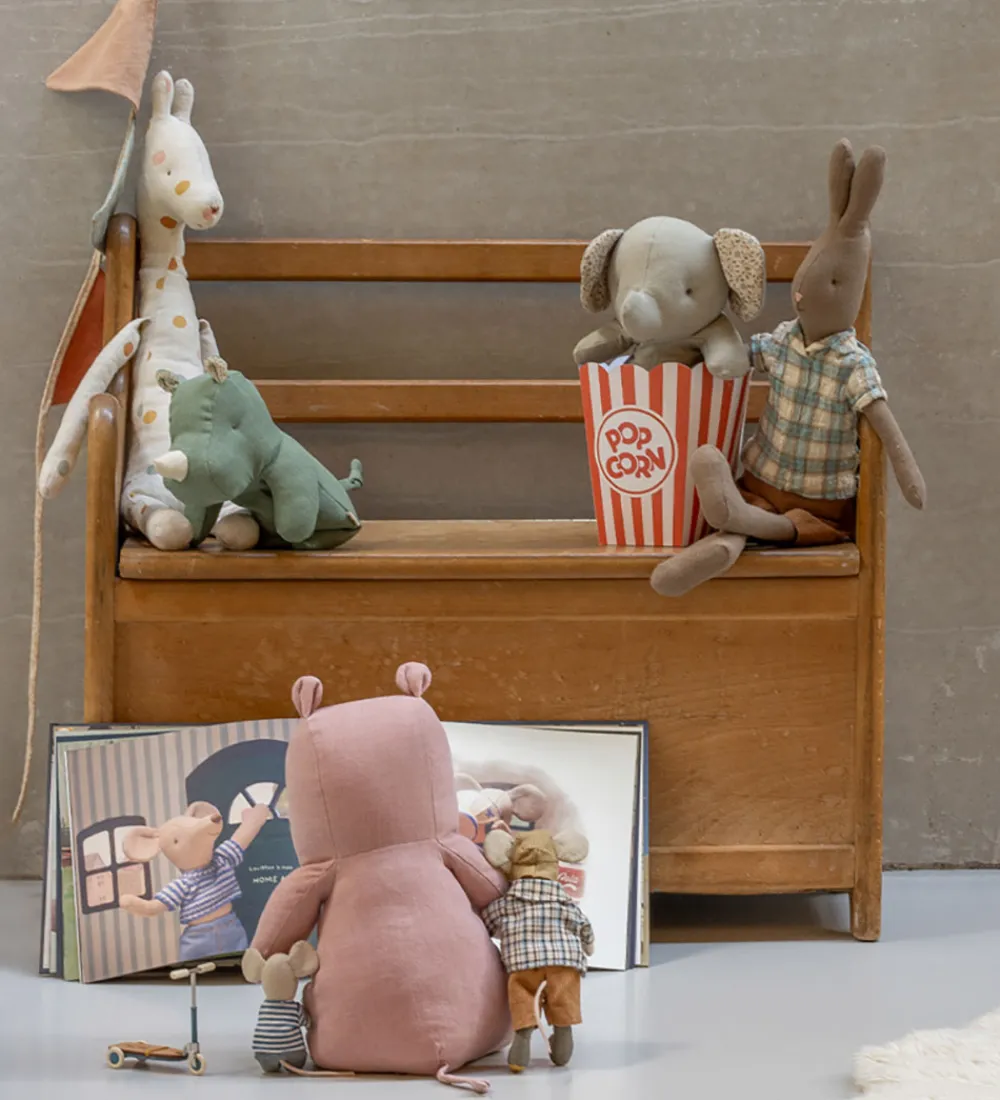 Maileg Bamser>Bamse - Safari Friends - Næsehorn - Lille - Salviegrøn