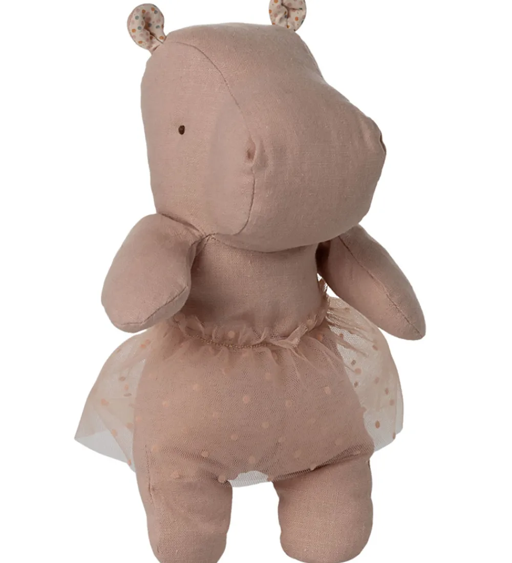 Maileg Bamser>Bamse - Safari Friends - Flodhest m. Tylskørt - Lille - L