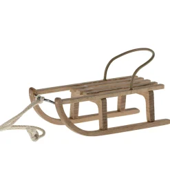 Maileg Dukker Og Tilbehør>Dukketilbehør - Slæde - Træ - Mus