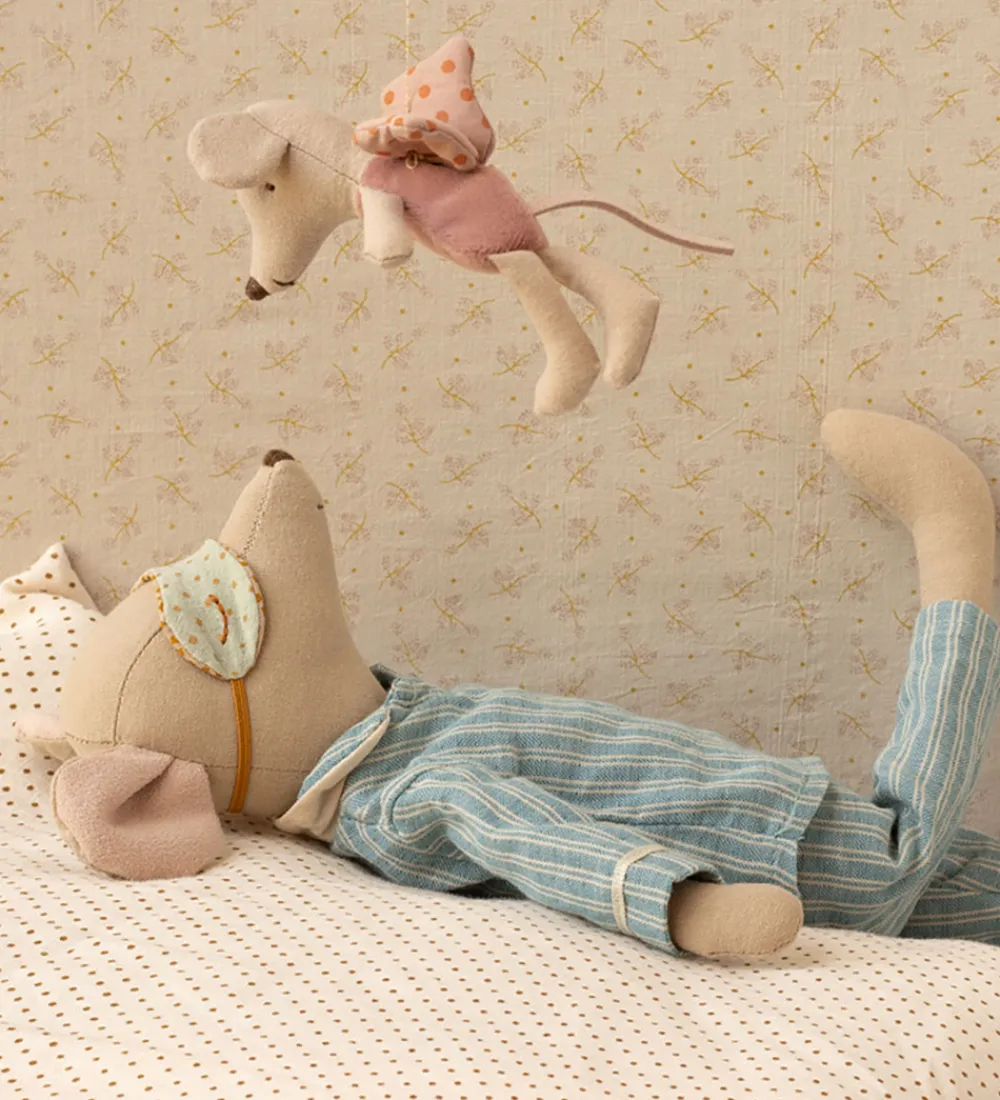 Maileg Dukker Og Tilbehør>Fe-mus - Lillesøster - Rosa