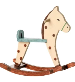 Maileg Dukker Og Tilbehør>Gyngehest - Mus - Plettet