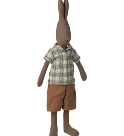 Maileg Dukker Og Tilbehør>Hare - Str. 3 - 49 cm - Skjorte og Shorts Brun