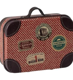 Maileg Dukker Og Tilbehør>Kuffert - Micro - Rød