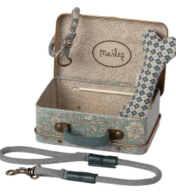 Maileg Dukker Og Tilbehør>Kuffert m. Hundetilbehør - Blå