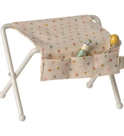 Maileg Dukker Og Tilbehør>Miniature - Puslebord - Mus - Off White