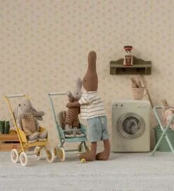 Maileg Dukker Og Tilbehør>Miniature Klapvogn - Mikro - Gul