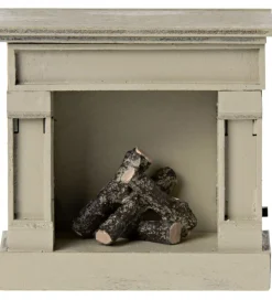 Maileg Dukker Og Tilbehør>Miniature Pejs - Off White