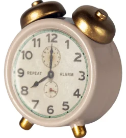 Maileg Dukker Og Tilbehør>Miniature Vækkeur - Mus - Pudder