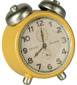 Maileg Dukker Og Tilbehør>Miniature Vækkeur - Mus - Gul