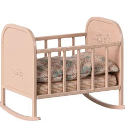 Maileg Dukker Og Tilbehør>Miniature Vugge - My - Lys Rosa