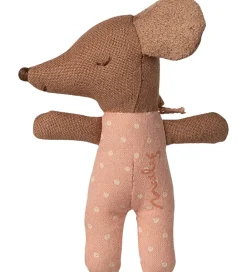 Maileg Dukker Og Tilbehør>Mus - Baby Mus i Tændstikæske - Rosa