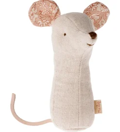 Maileg Gribelegetøj>Rangle - Lullaby Friends - Mus Rangle - Nature