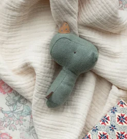 Maileg Gribelegetøj>Rangle - Lullaby Friends - Næsehorn - Dusty Blue