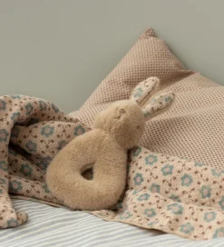 Maileg Gribelegetøj|Babylegetøj>Ranglesæt - Harerangle/Stofble- Cream Peach