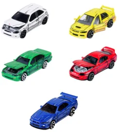 Majorette Biler, Tog Og Køretøjer>Biler - 5-pak - Japan Series