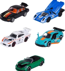Majorette Biler, Tog Og Køretøjer>Biler - 5-pak - Porsche Edition