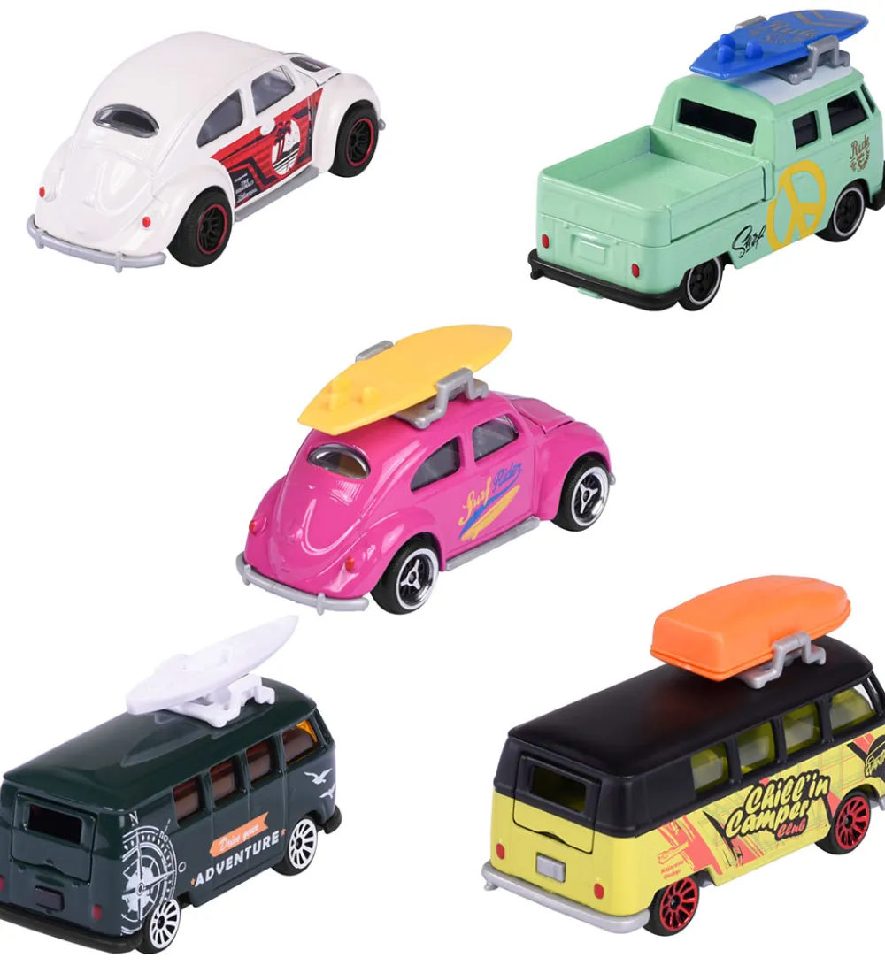 Majorette Biler, Tog Og Køretøjer>Biler - 5-pak - VW The Originals