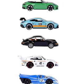 Majorette Biler, Tog Og Køretøjer>Biler - Porsche - 5-pak