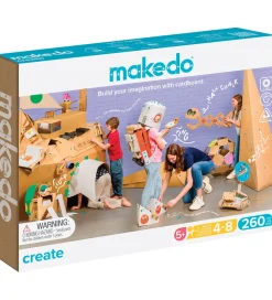MakeDo Kreativ Leg|Kreasæt>Værktøj til Pap - Create - 260 Dele