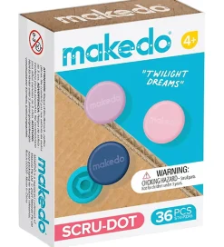 MakeDo Rolleleg|Legeværktøj>Værktøj til Pap - Scru-Dot - 36 Dele - Twilight Dream