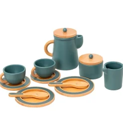 MaMaMeMo Legemad|Legekøkken Og Legemøbel>Kaffestel - Træ - Emerald Green